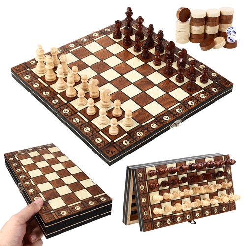 Wooden chessboard 1 - chessboard, 3