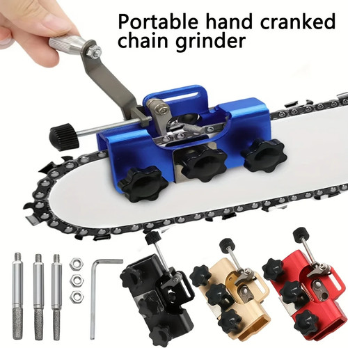 Manual chainsaw sharpener - manual,