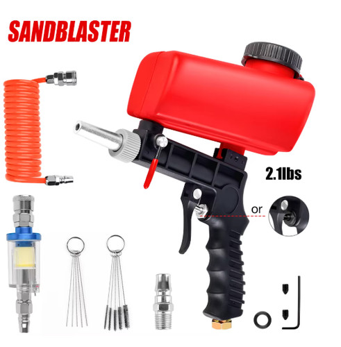 Pneumatic gravity sandblasting - pneumatic,