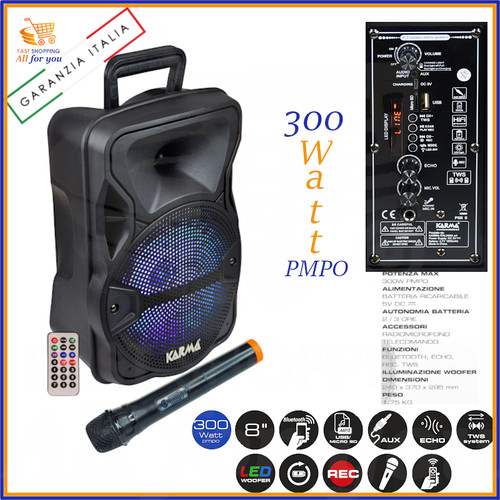 Cassa amplificata bluetooth